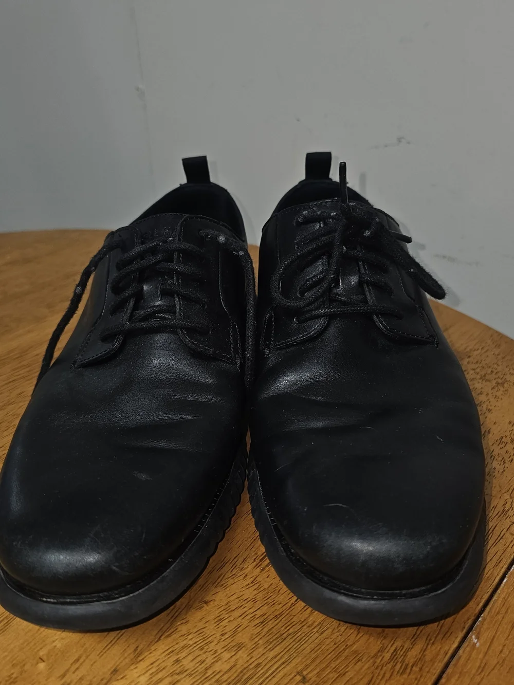 Cole Haan Zero Grand Men's Plain Toe Oxford Black Size 12 Work Business Office